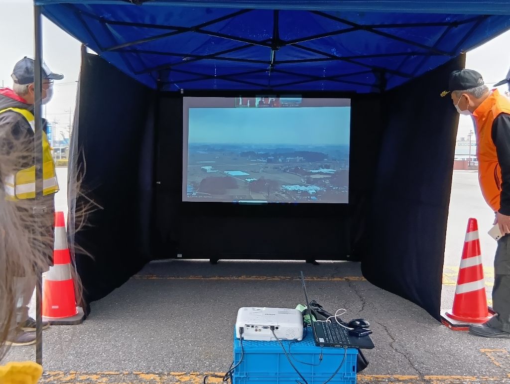 4.ドローン現地状況確認(3) 4.ドローン現地状況確認(3)