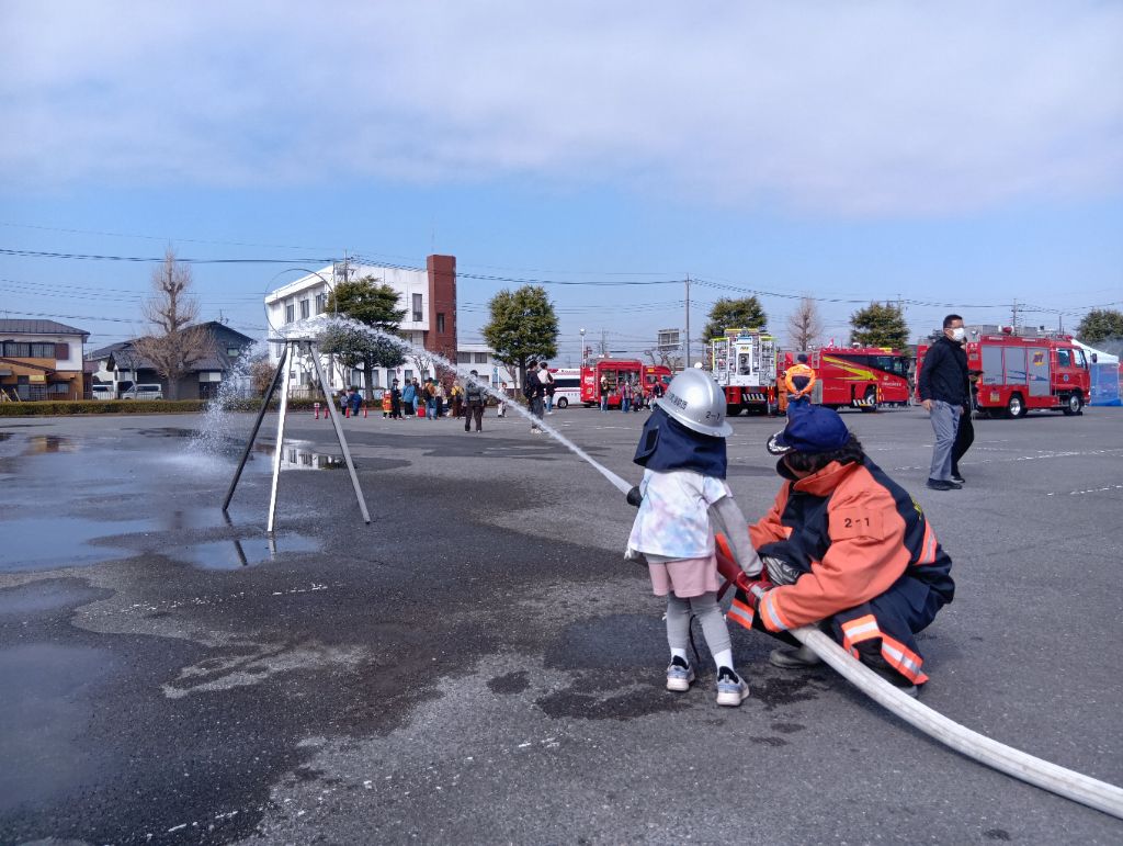 放水体験(3) 放水体験(3)