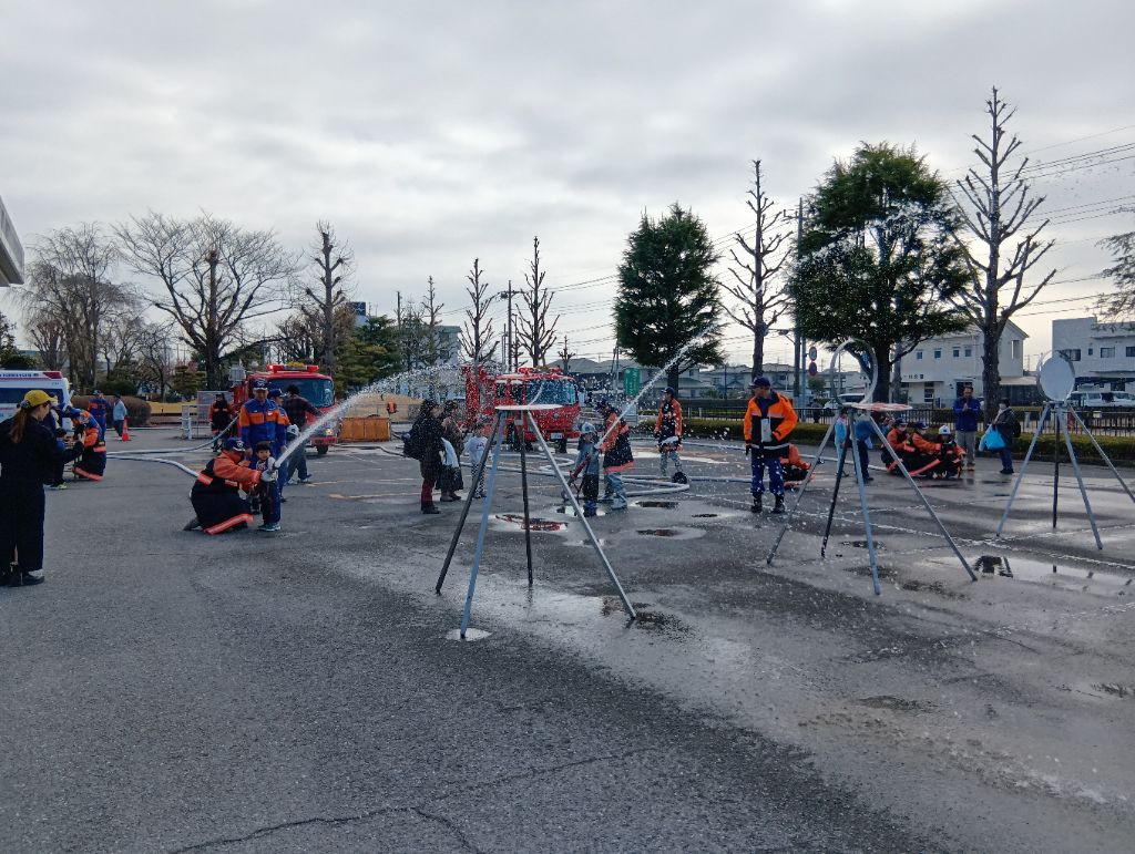 放水体験(2) 放水体験(2)