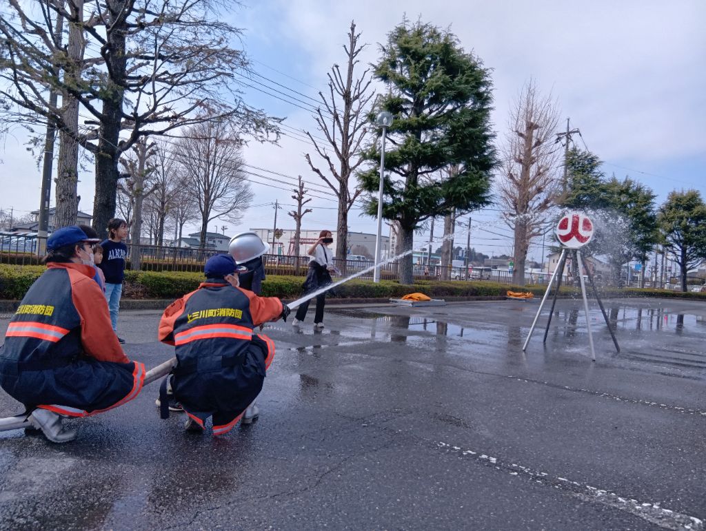 放水体験(2) 放水体験(2)